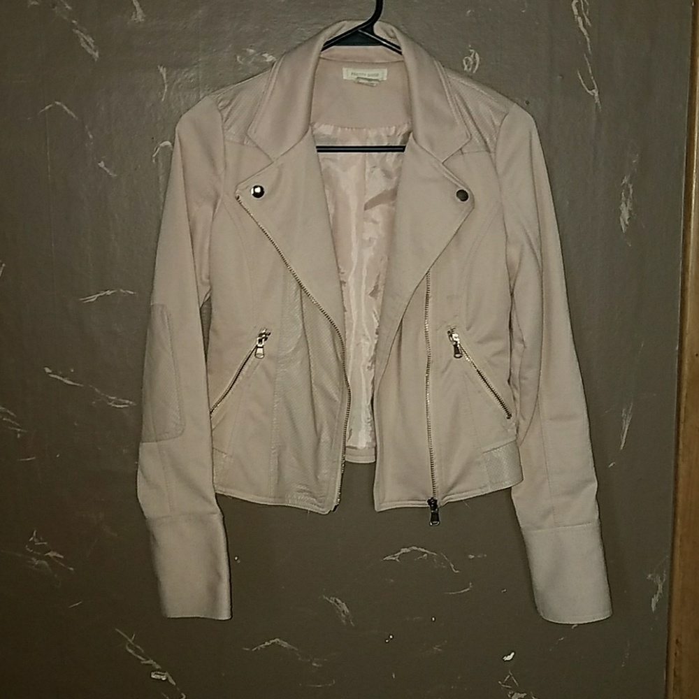 Faux Leather Fashion Jacket